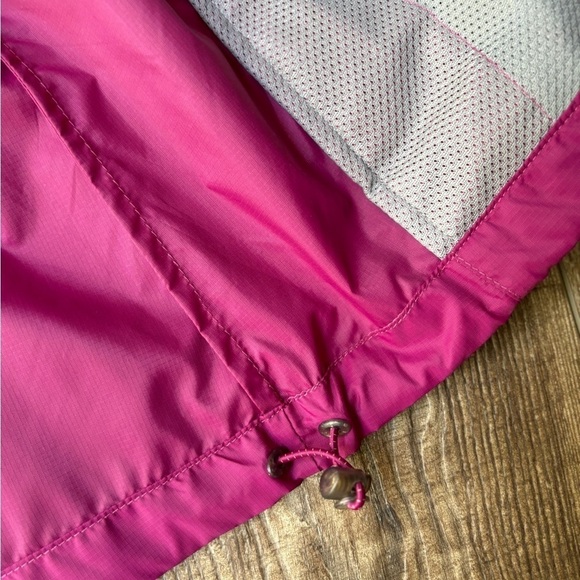 Eddie Bauer Full Zip Vest with Hood Nylon Pink/Orange Women's Size Small - Picture 10 of 11